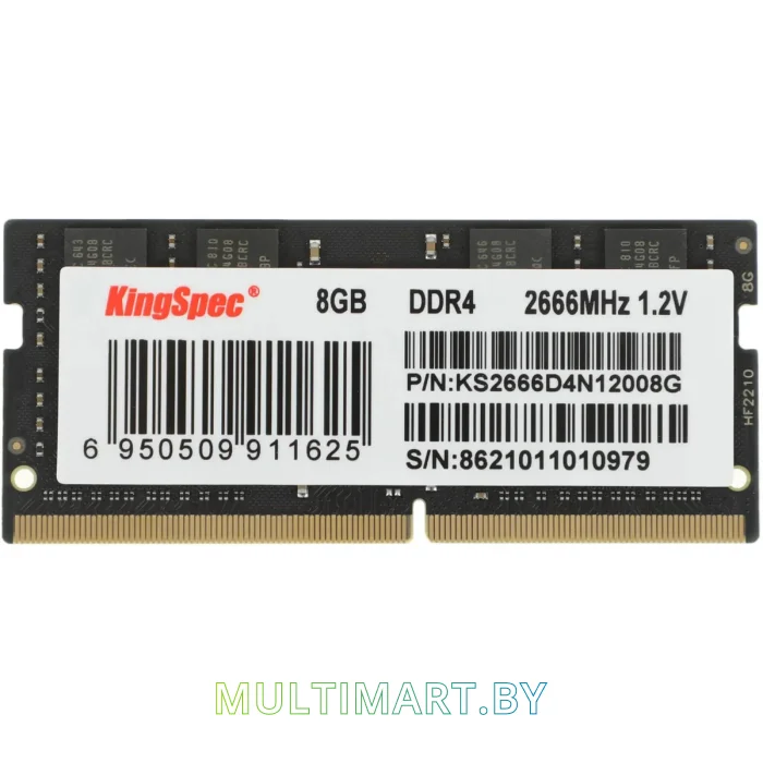 Оперативная память Kingspec 8GB DDR4 PC4-21300 (KS2666D4N12008G)